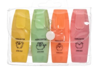 Marcadores Fluo x4